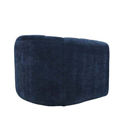 Grande Modern Barrel Swivel Upolstered Tufted Accent Chair