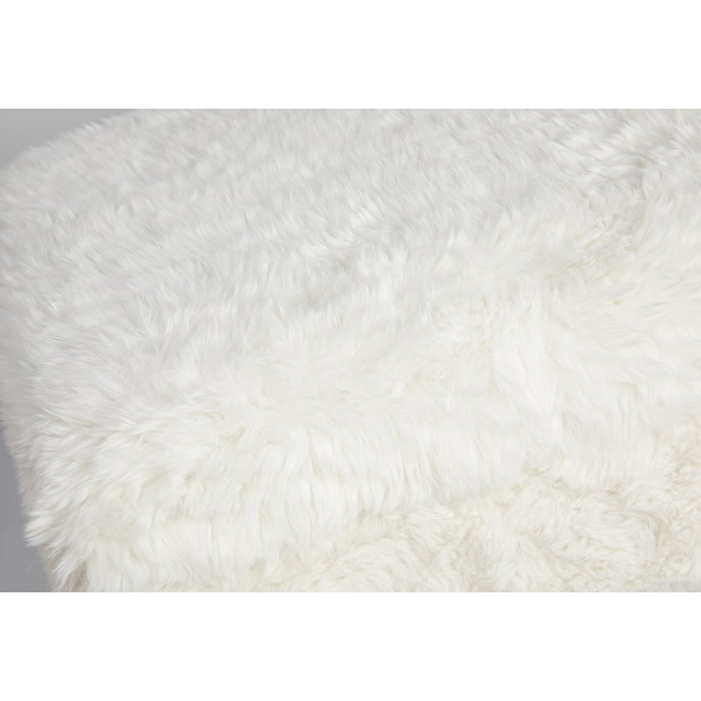 Huggy Luxury Plush Faux Fur Upholstered Storage Bench