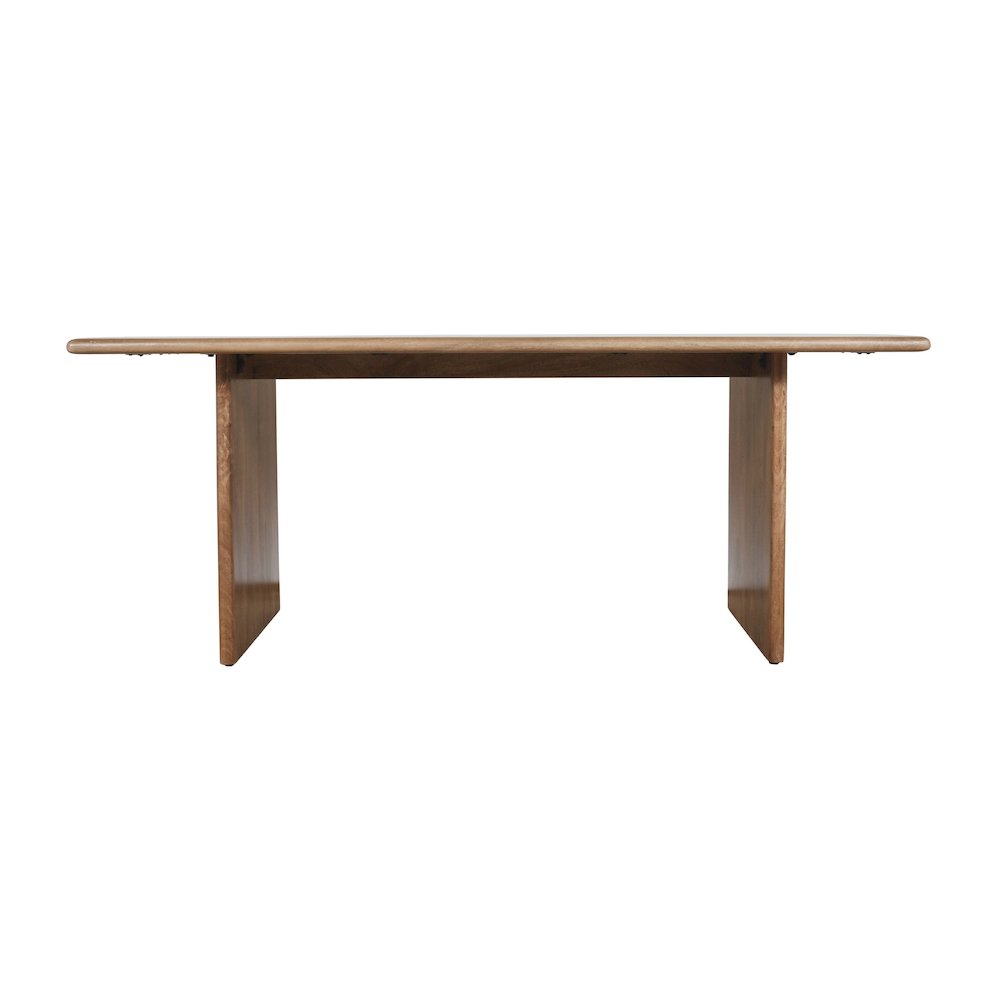Burke 54" Rustic Modern Solid Wood Dining Bench