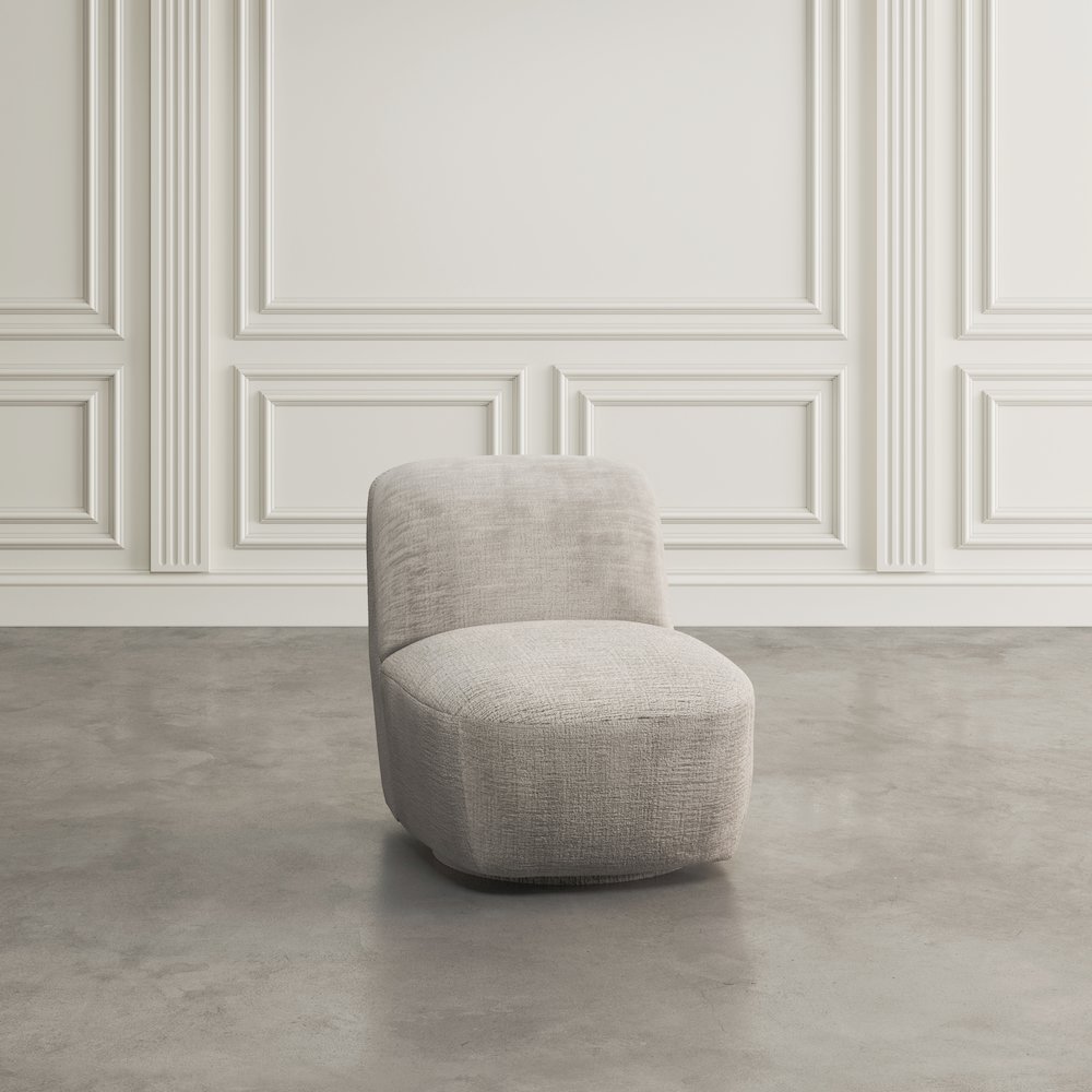 Josie Upholstered Contemporary Casual Swivel Accent Chair