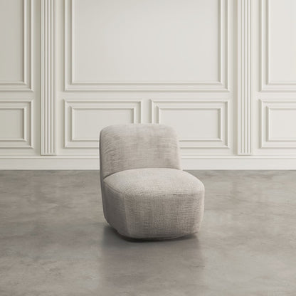 Josie Upholstered Contemporary Casual Swivel Accent Chair