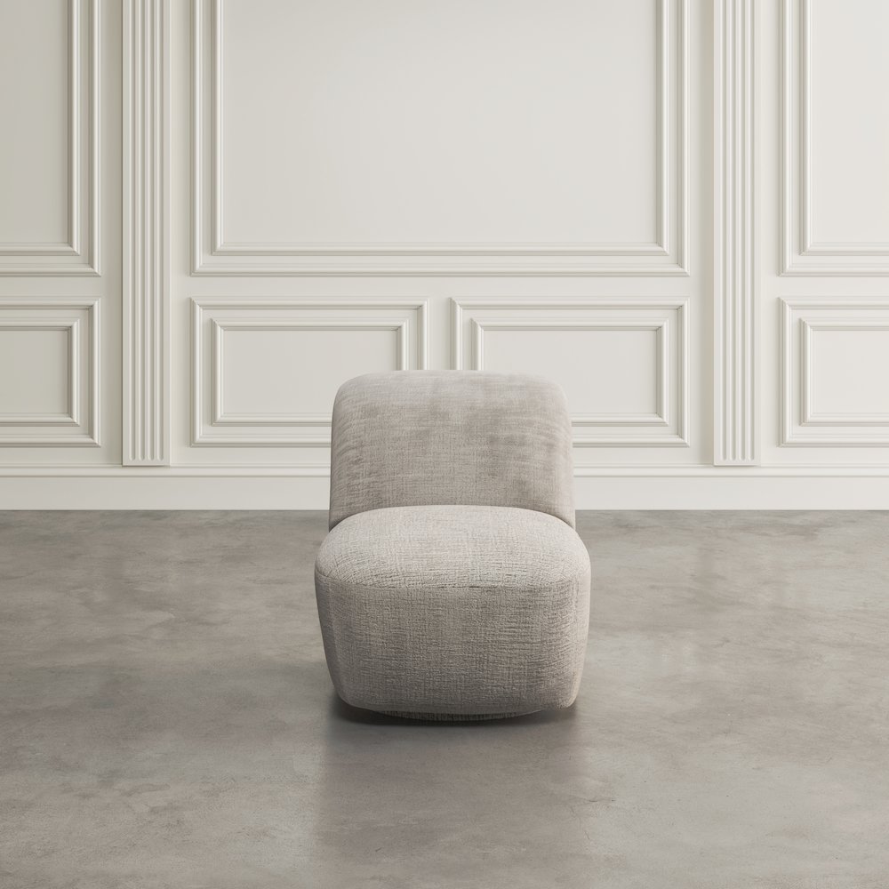 Josie Upholstered Contemporary Casual Swivel Accent Chair