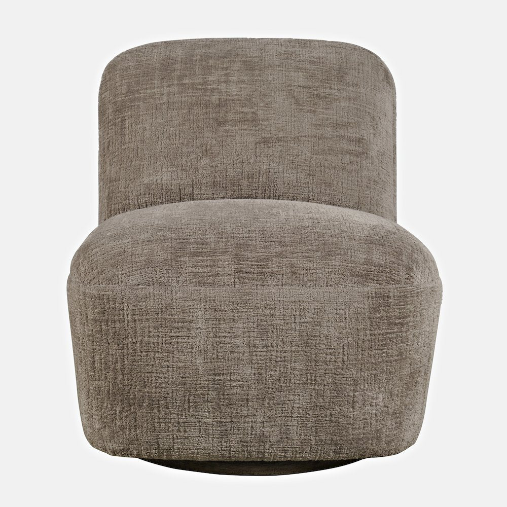 Josie Upholstered Contemporary Casual Swivel Accent Chair