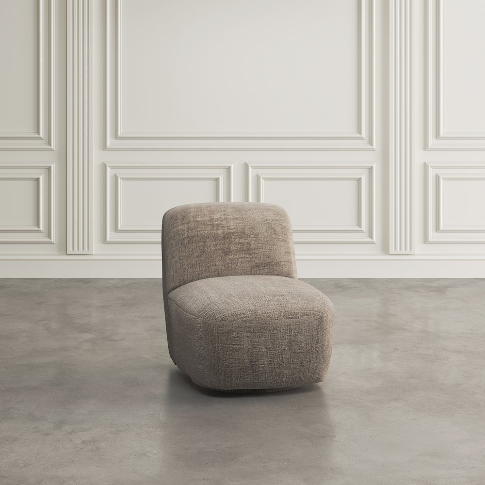 Josie Upholstered Contemporary Casual Swivel Accent Chair