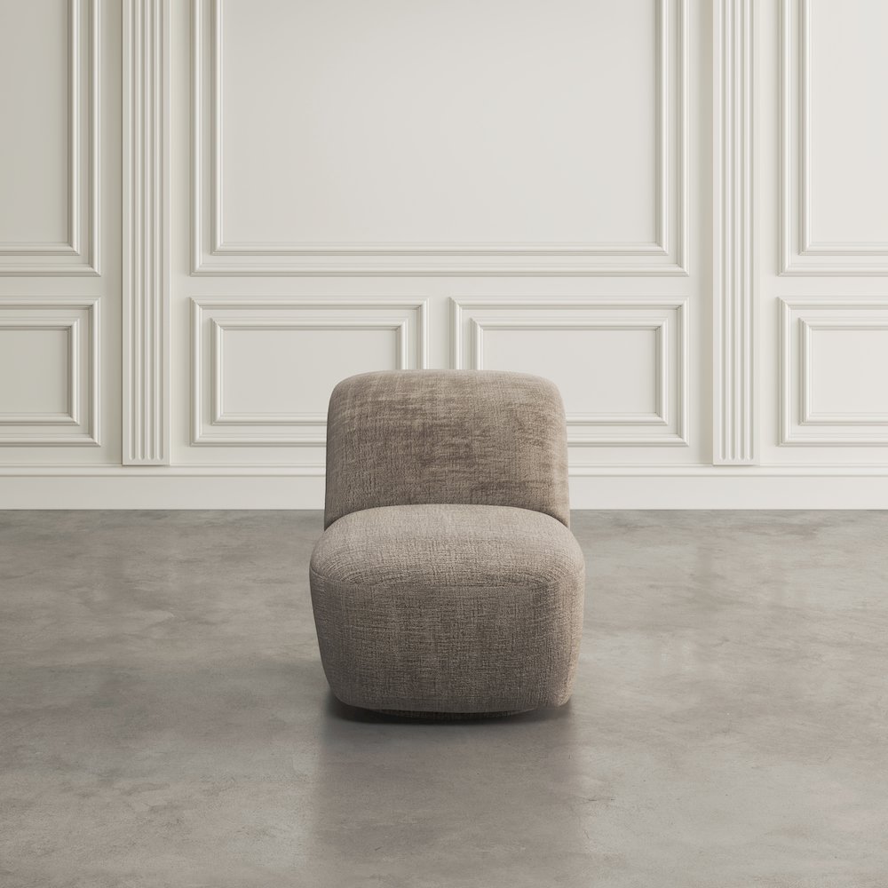 Josie Upholstered Contemporary Casual Swivel Accent Chair