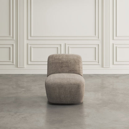 Josie Upholstered Contemporary Casual Swivel Accent Chair