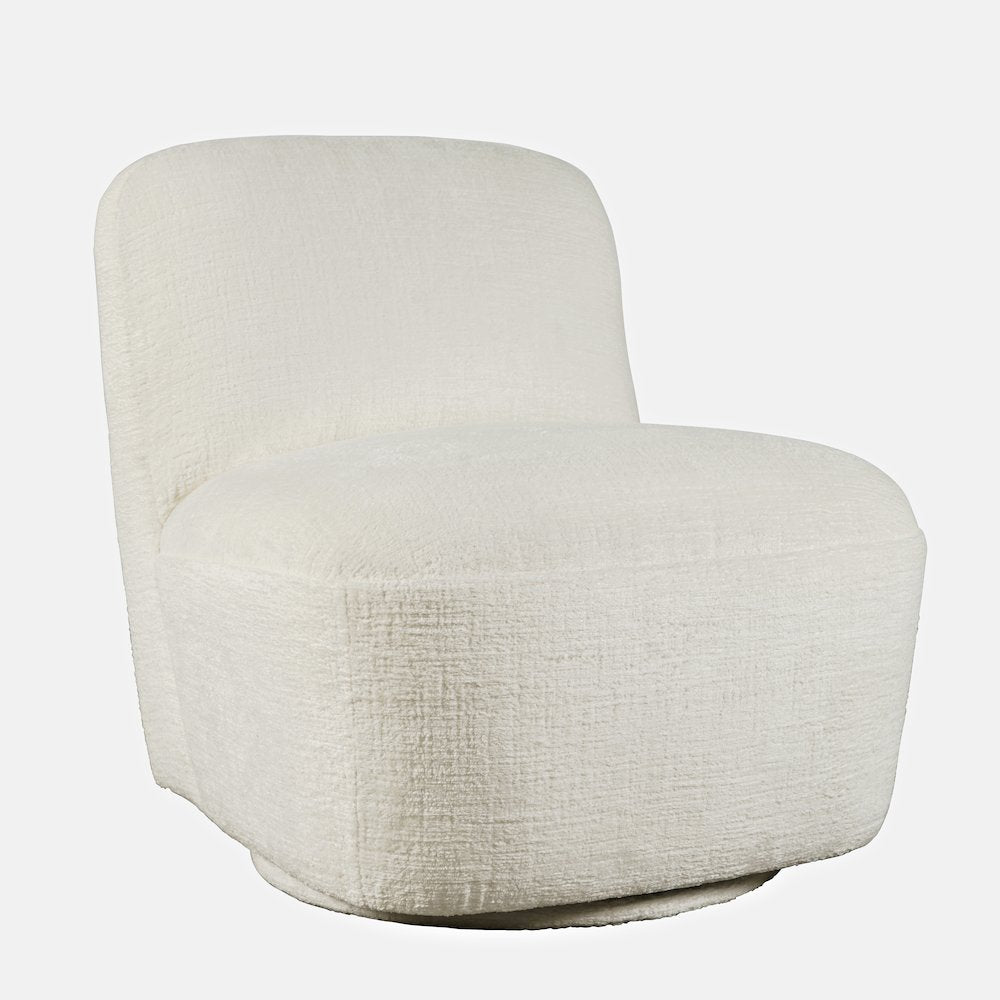 Josie Upholstered Contemporary Casual Swivel Accent Chair