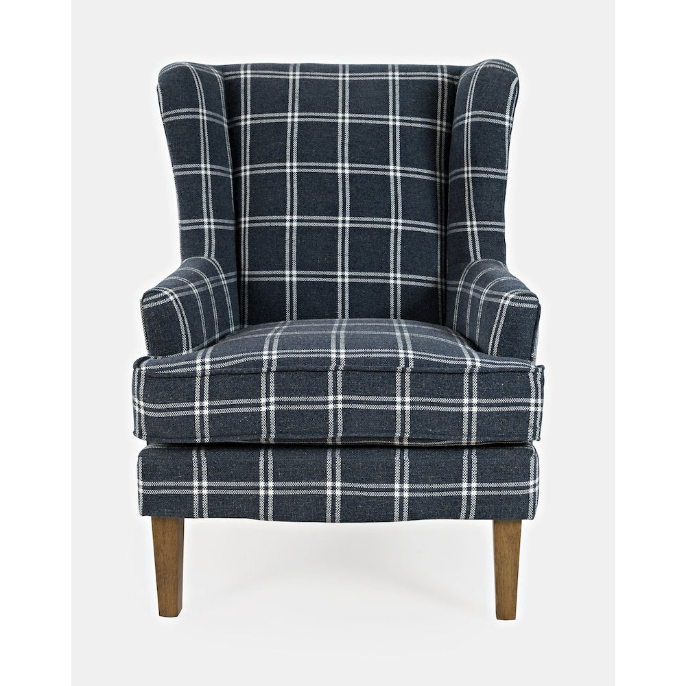 Lacroix Traditional Upholstered Wingback Accent Chair