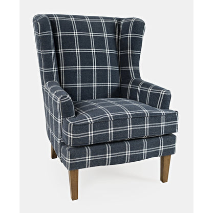 Lacroix Traditional Upholstered Wingback Accent Chair