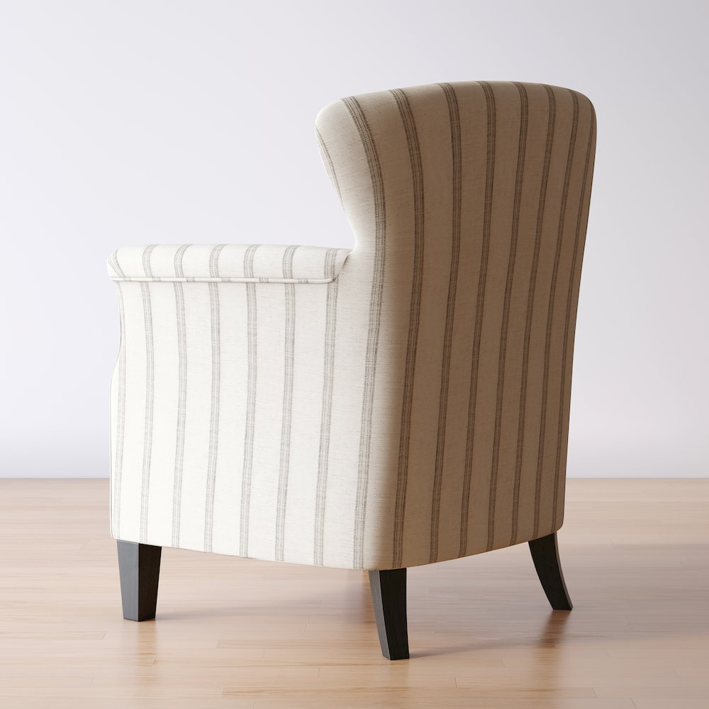 Layla Classic Upholstered Accent Chair with Nailhead Trim