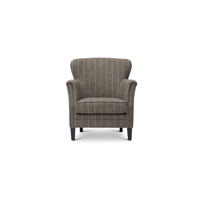 Layla Classic Upholstered Accent Chair with Nailhead Trim