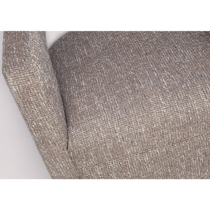 Lexy Modern Sculpted Curved Upholstered Swivel Accent Chair