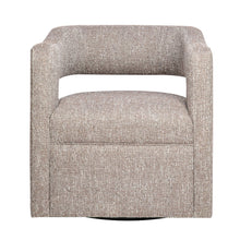 Lexy Modern Sculpted Curved Upholstered Swivel Accent Chair