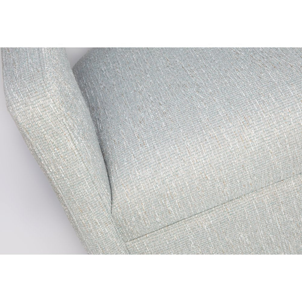 Lexy Modern Sculpted Curved Upholstered Swivel Accent Chair