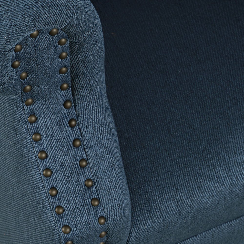 Transitional Contemporary Upholstered Barrel Curved Back Accent Chair