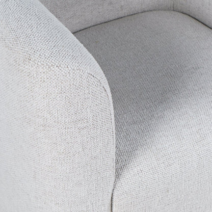 Lola Modern Contemporary Barrel Swivel Upholstered Accent Armchair