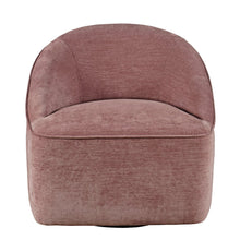 Lulu Mid-Century Modern Upholstered Casual Swivel Accent Chair