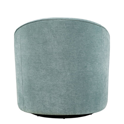 Lulu Mid-Century Modern Upholstered Casual Swivel Accent Chair