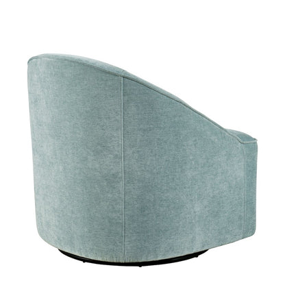 Lulu Mid-Century Modern Upholstered Casual Swivel Accent Chair