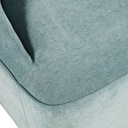 Lulu Mid-Century Modern Upholstered Casual Swivel Accent Chair