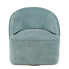 Lulu Mid-Century Modern Upholstered Casual Swivel Accent Chair