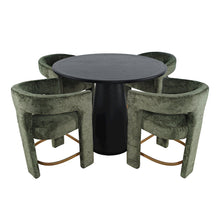 Luxury Mid-Century Modern Five Piece Counter Height Dining Set