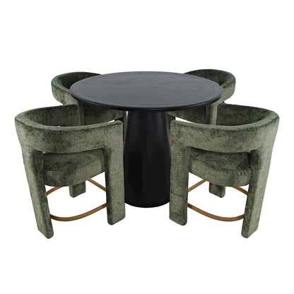 Luxury Mid-Century Modern Five Piece Counter Height Dining Set