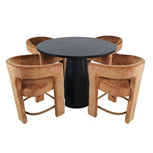 Luxury Mid-Century Modern Five Piece Counter Height Dining Set