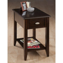 Merlot Warm Contemporary Chairside Table
