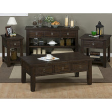 Kona Grove 48" Distressed Solid Wood Rectangle Coffee Table