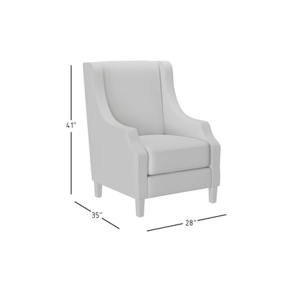 Quinn Upholstered Geometric Pattern Accent Chair with Nailhead Trim