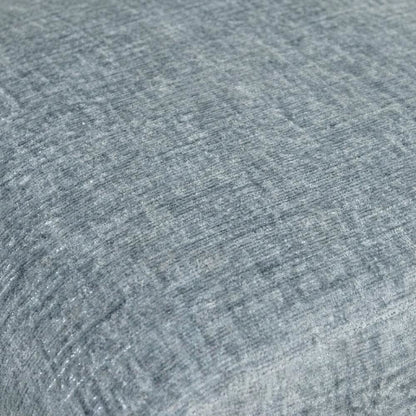 Jacquard Upholstered Waterfall Ottoman Bench, Petite Set of 2, Blue