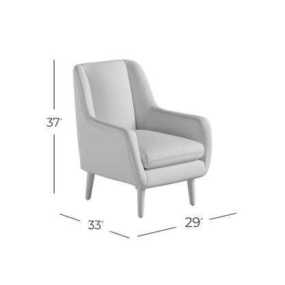 Theo Mid-Century Modern Contemporary Upholstered Accent Chair