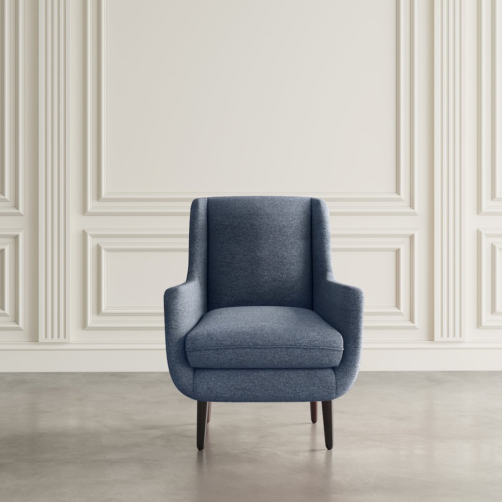 Theo Mid-Century Modern Contemporary Upholstered Accent Chair