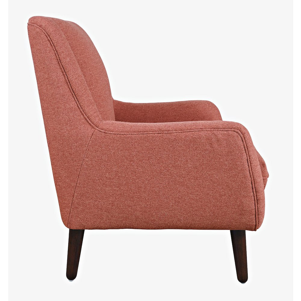 Theo Mid-Century Modern Contemporary Upholstered Accent Chair