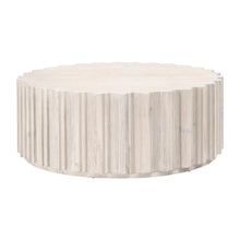 White Wash Pine Coffee Table Solid Reclaimed Pine Frame Durable Design