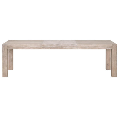 Gray Rectangular Kitchen Table – Extension Dining Table for up 8 People