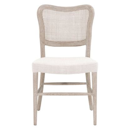 Dining Chair Set Brown, Cane Back, Solid Wood