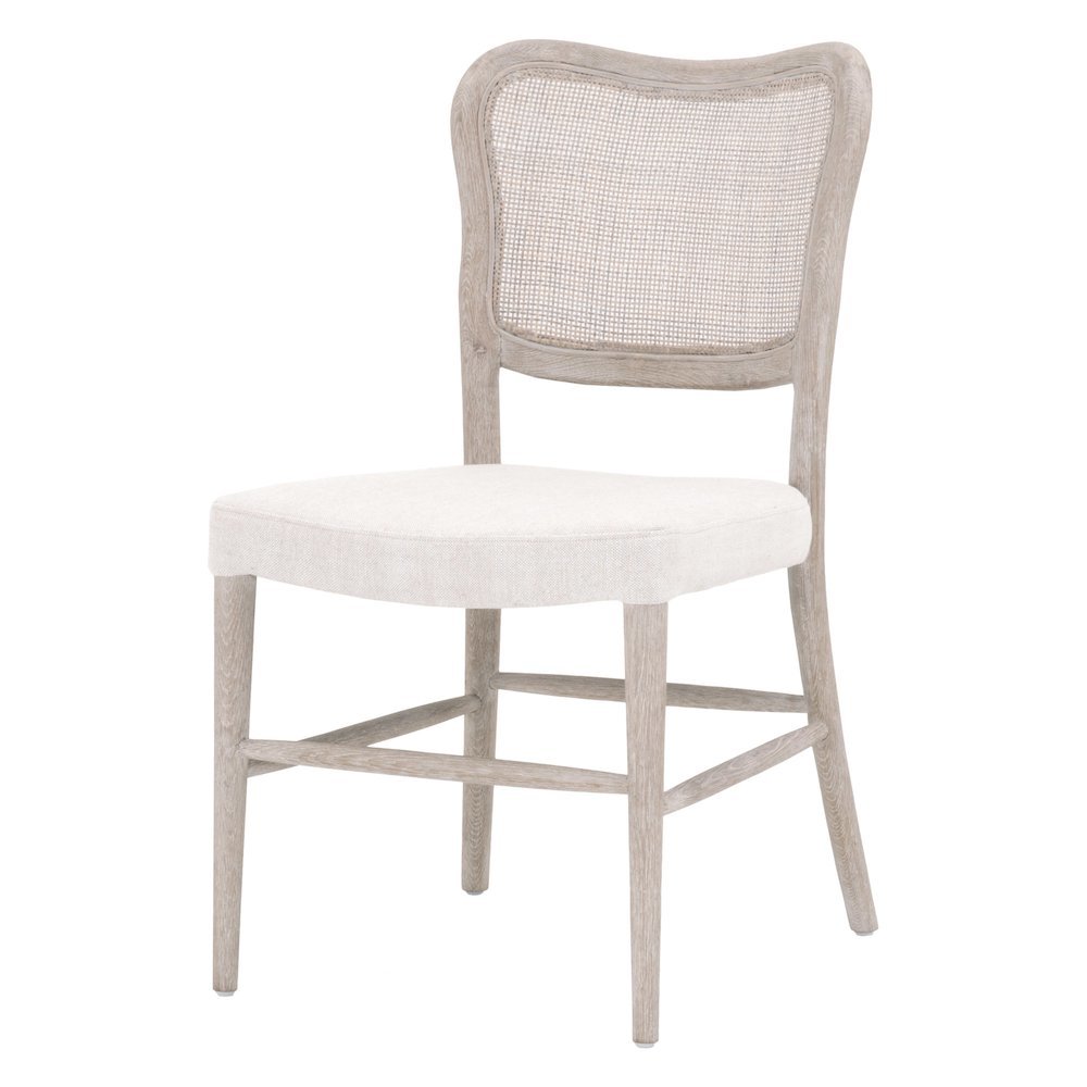 Dining Chair Set Brown, Cane Back, Solid Wood
