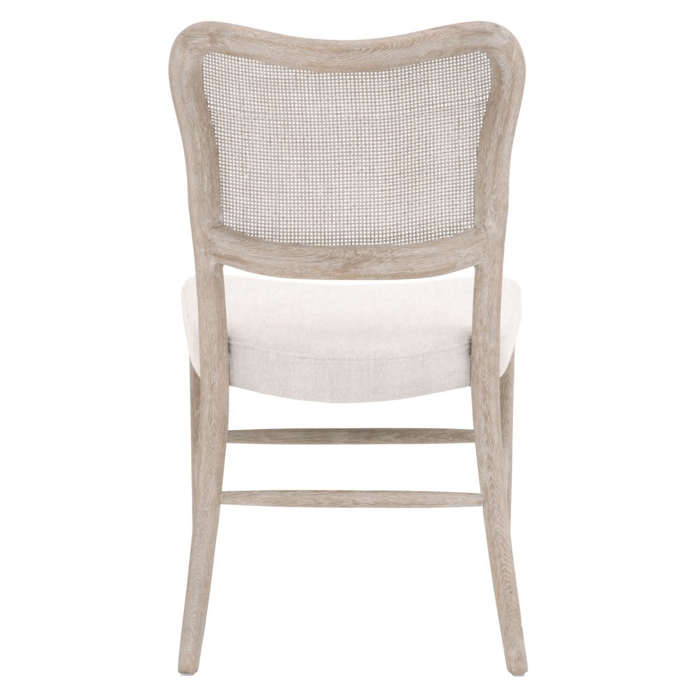 Dining Chair Set Brown, Cane Back, Solid Wood