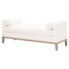 Gray Boucle Upholstered Bench for King Bed – Bedroom Bench