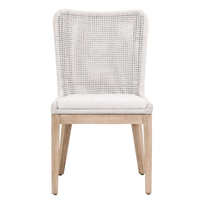 Gray Woven Chair Set – Accent Chairs Set of 2 for Living Room Seating