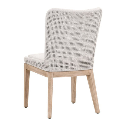 Gray Woven Chair Set – Accent Chairs Set of 2 for Living Room Seating