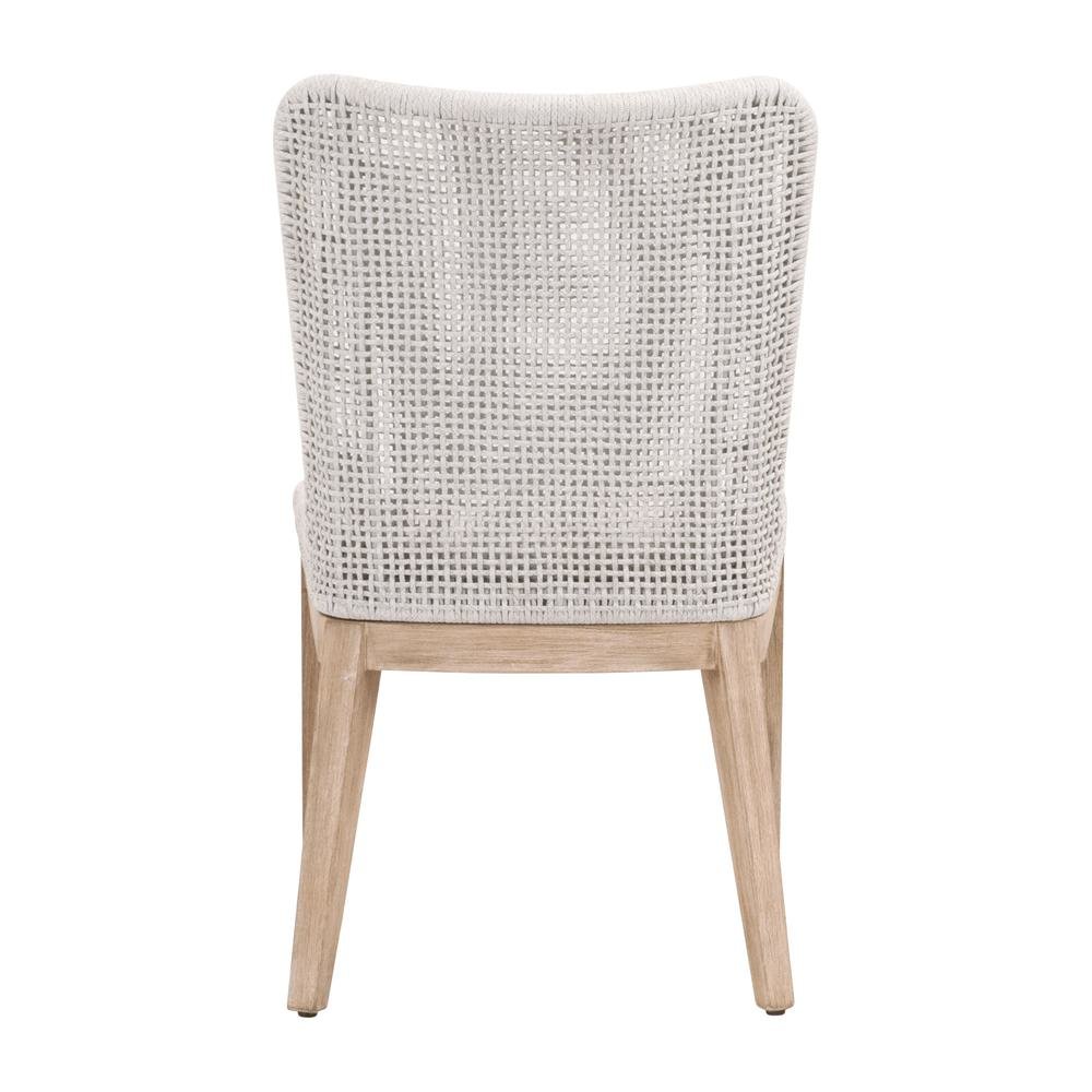 Gray Woven Chair Set – Accent Chairs Set of 2 for Living Room Seating