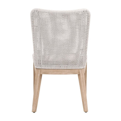 Gray Woven Chair Set – Accent Chairs Set of 2 for Living Room Seating