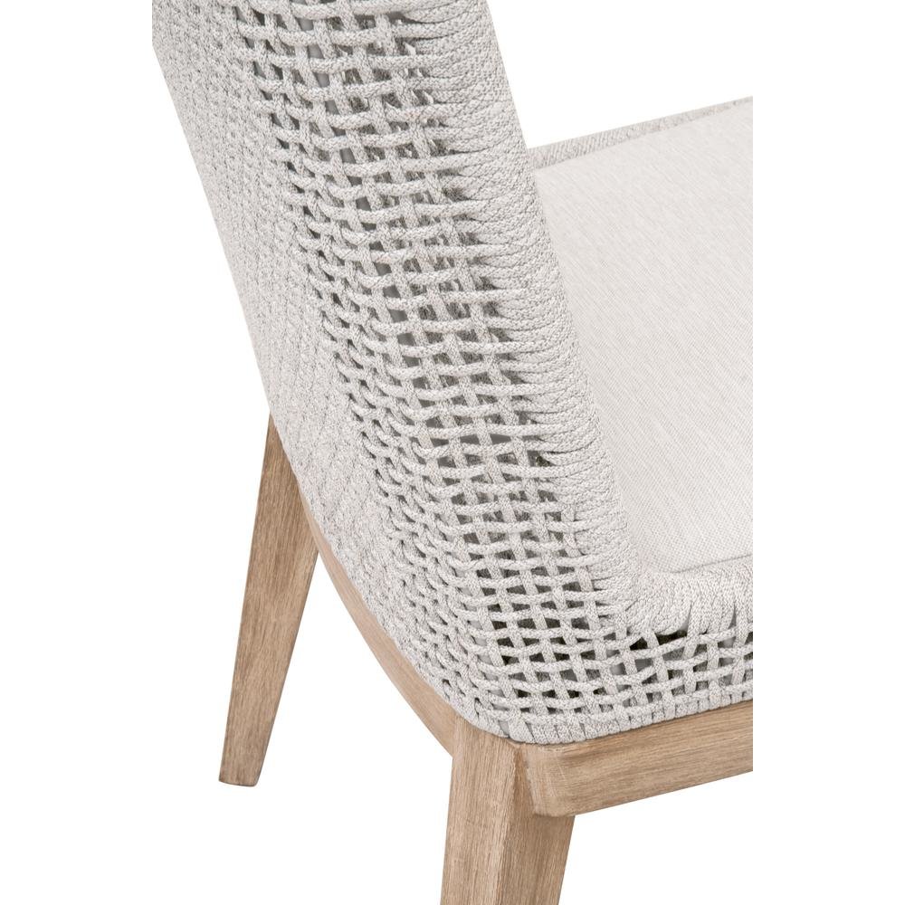 Gray Woven Chair Set – Accent Chairs Set of 2 for Living Room Seating