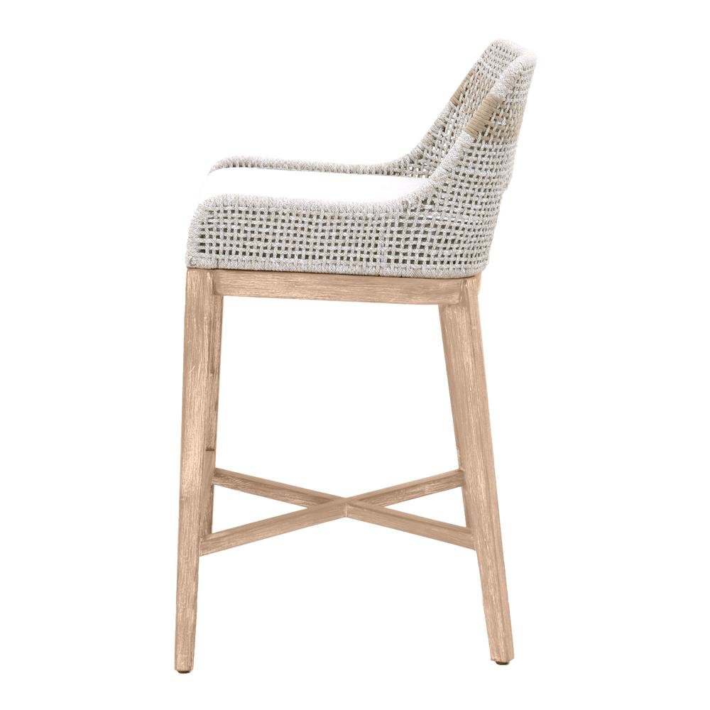 Gray Counter Height Bar Stool – Upholstered Kitchen Counter Chair