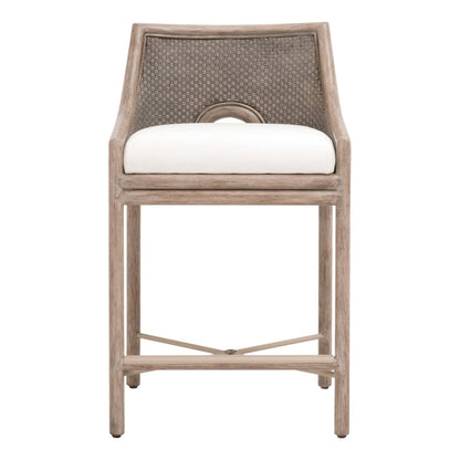 Woven Transitional Adamo Counter Stool