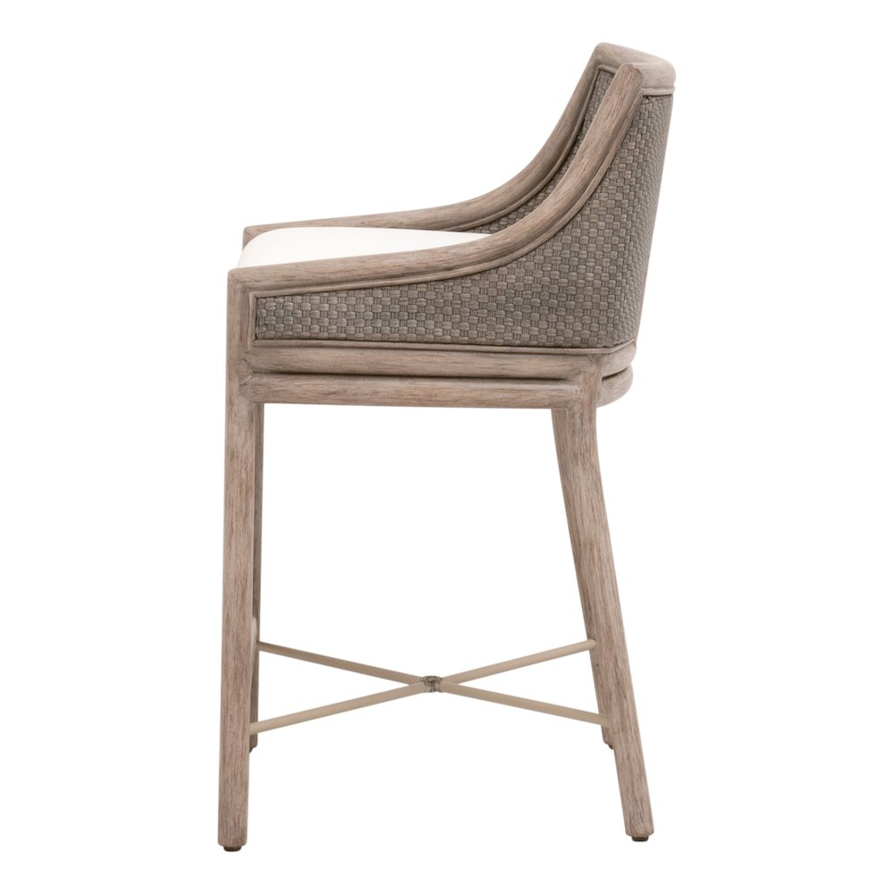 Woven Transitional Adamo Counter Stool