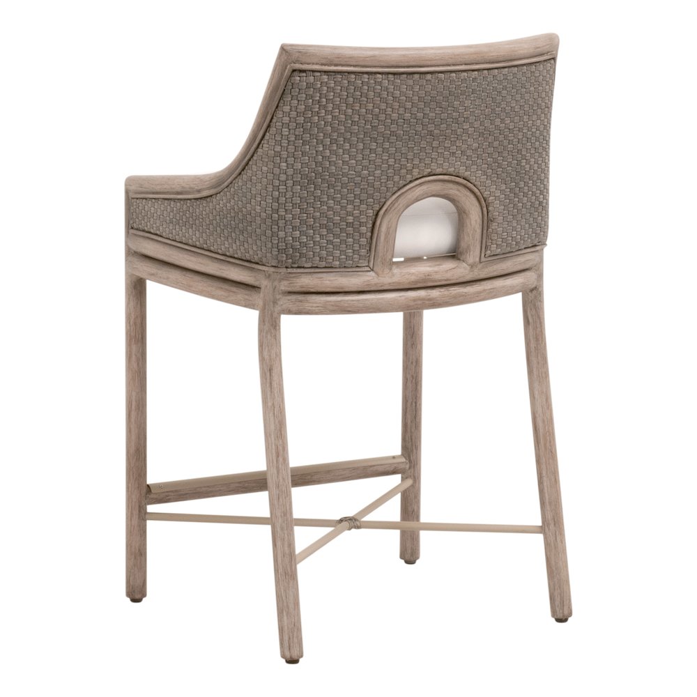 Woven Transitional Adamo Counter Stool
